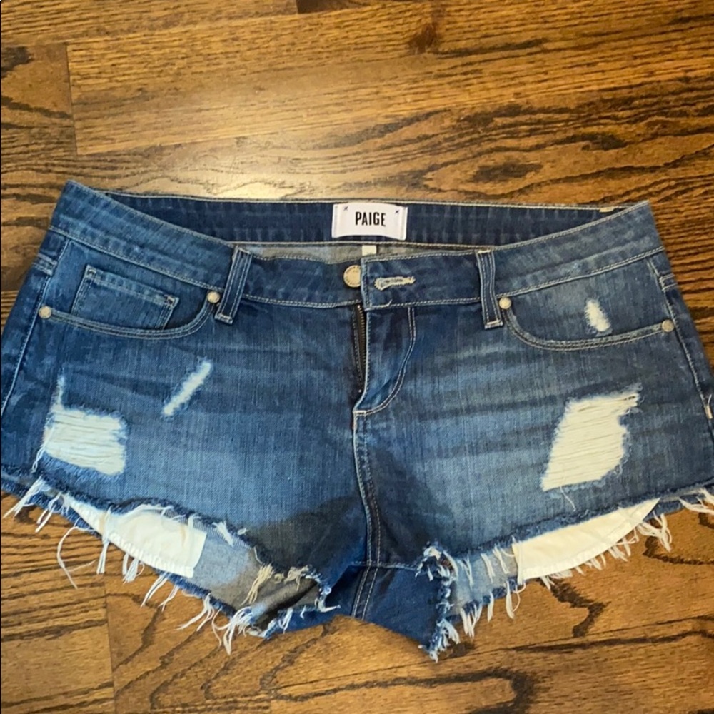 Paige denim cut offs